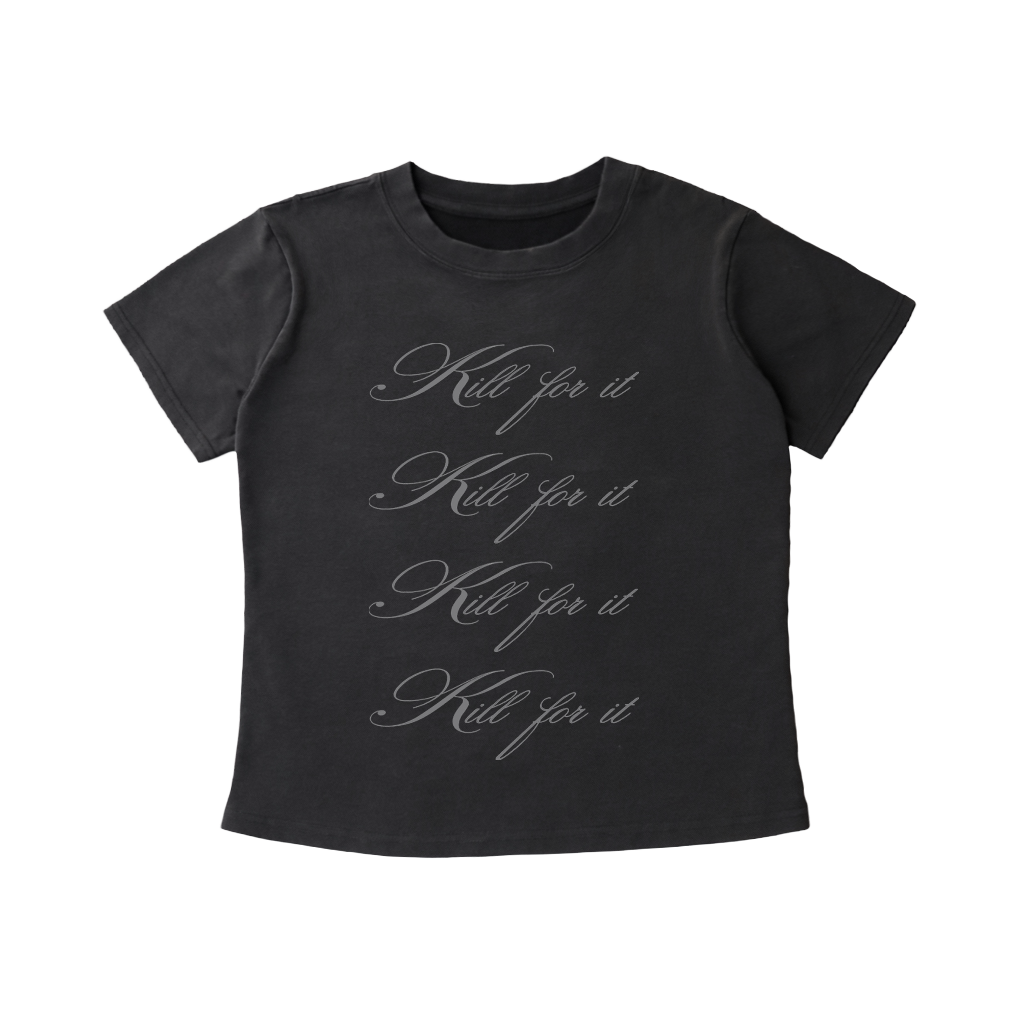 "kill for it" slim fit tee